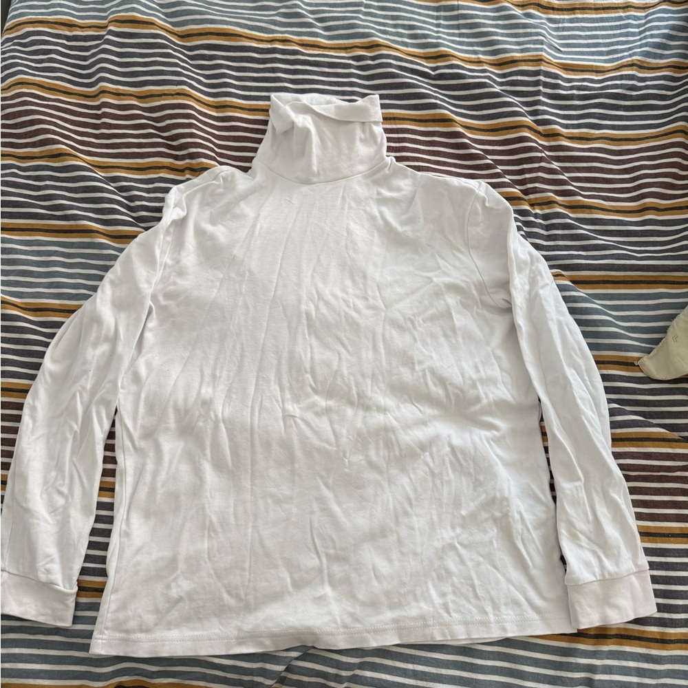 Club Room White Turtleneck Sweater